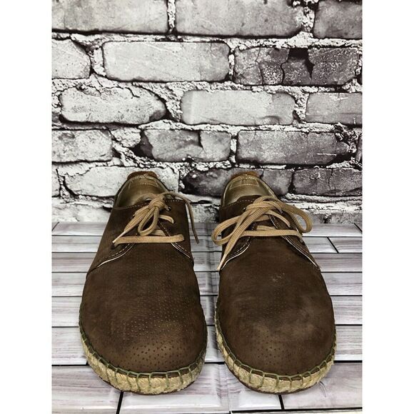 El Naturalista Brown Leather Oxfords Lace Up Sneakers Shoes Men’s Sz 44EU/11M US - Picture 9 of 16